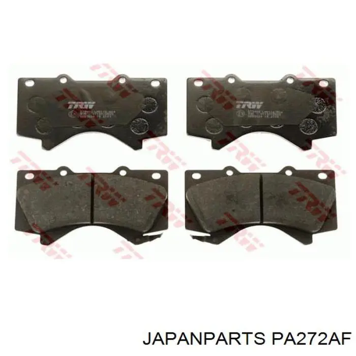 Klocki hamulcowe przednie tarczowe Japan Parts PA272AF cena, od 31,61 USD