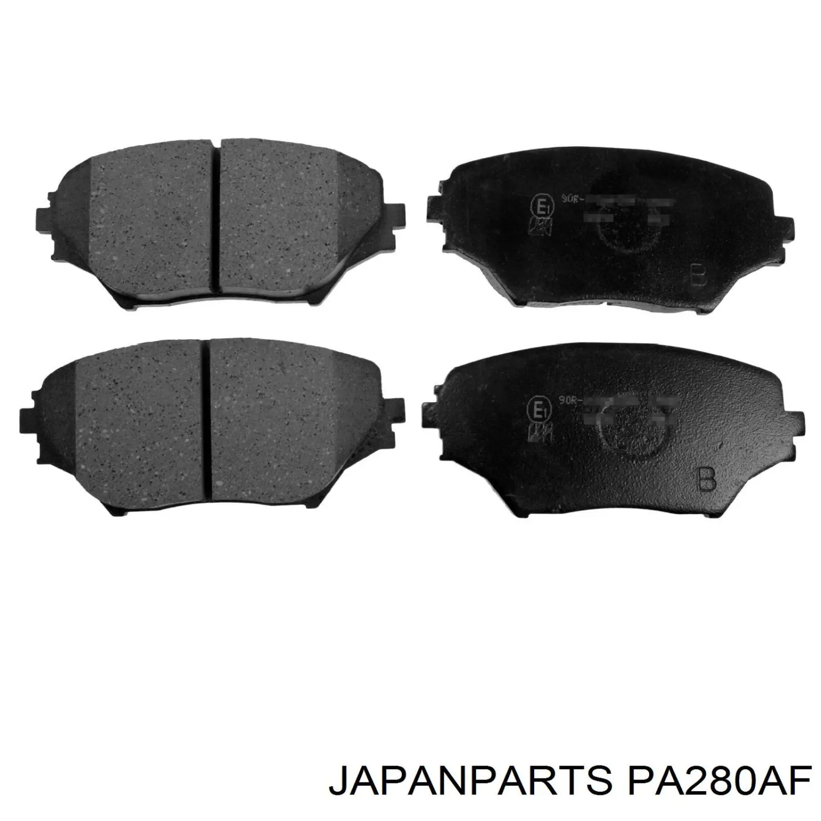 Klocki hamulcowe przednie tarczowe Japan Parts PA280AF cena, od 25,32 USD
