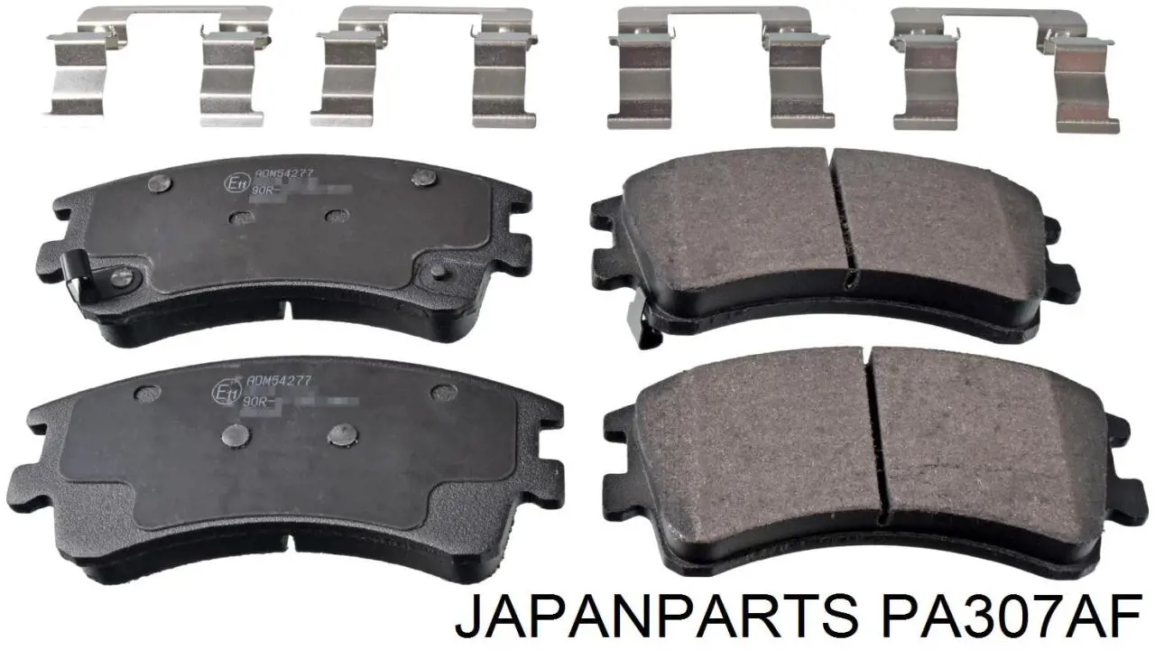 Klocki hamulcowe przednie tarczowe Japan Parts PA307AF cena, od 27,23 USD
