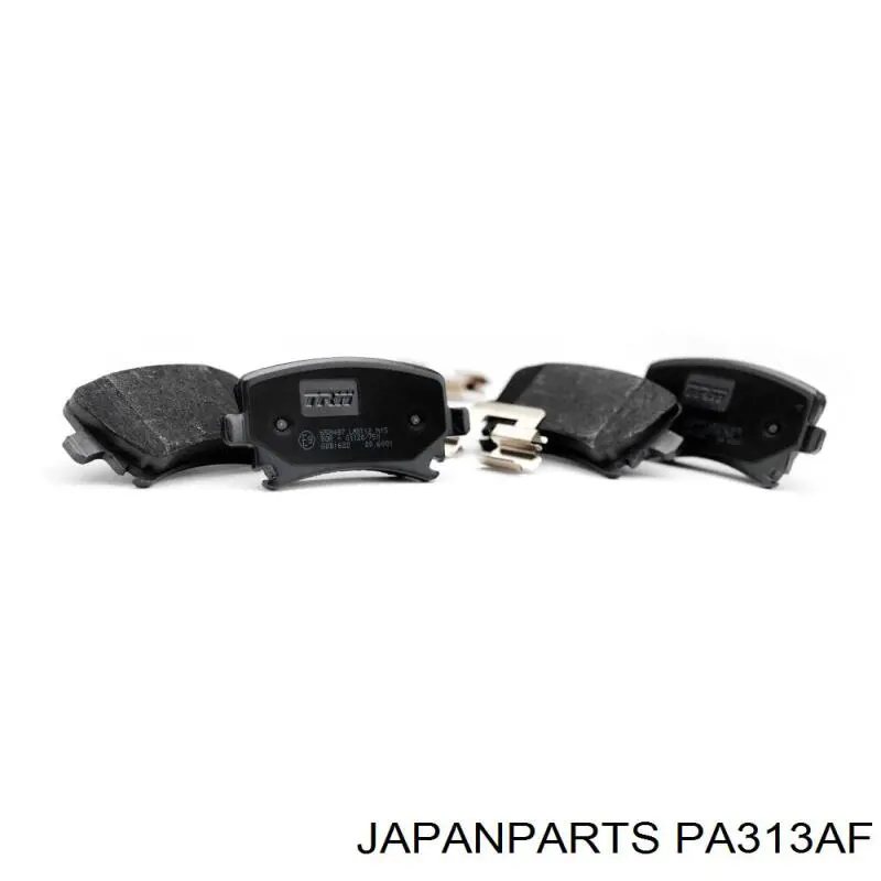 Klocki hamulcowe przednie tarczowe Japan Parts PA313AF cena, od 38,15 USD