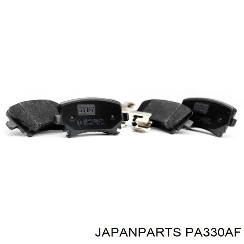 Do koszyka PA330AF Japan Parts Klocki hamulcowe przednie tarczowe