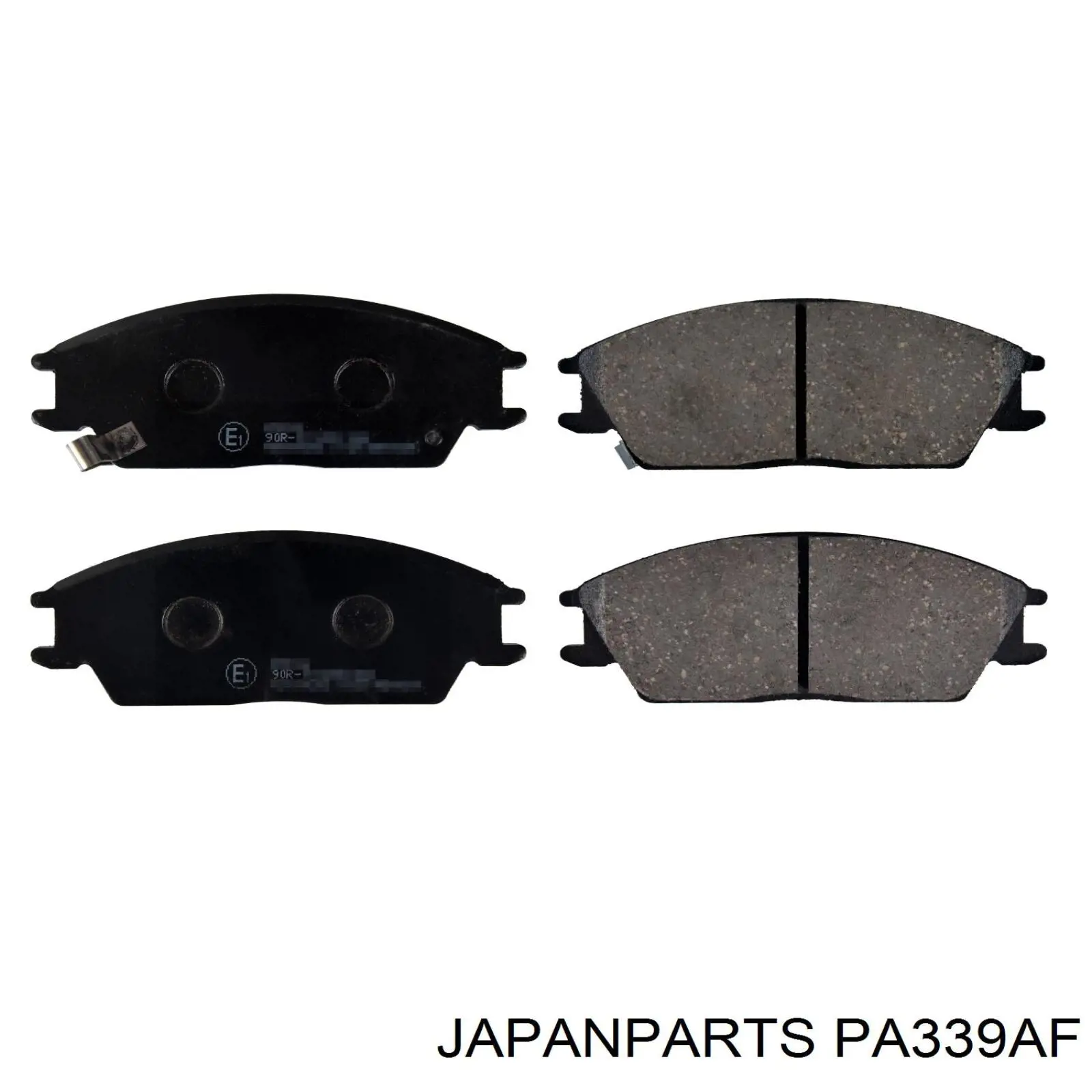 Do koszyka PA339AF Japan Parts Klocki hamulcowe przednie tarczowe