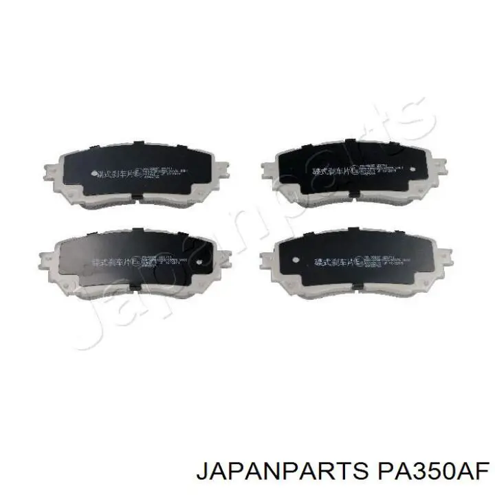 Klocki hamulcowe przednie tarczowe Japan Parts PA350AF cena, od 27,15 USD