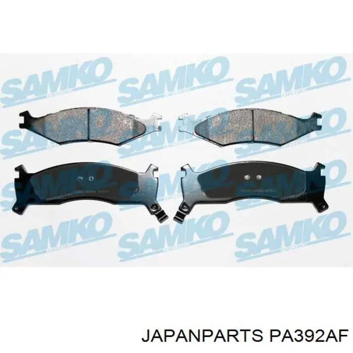 Klocki hamulcowe przednie tarczowe Japan Parts PA392AF cena, od 34,63 USD