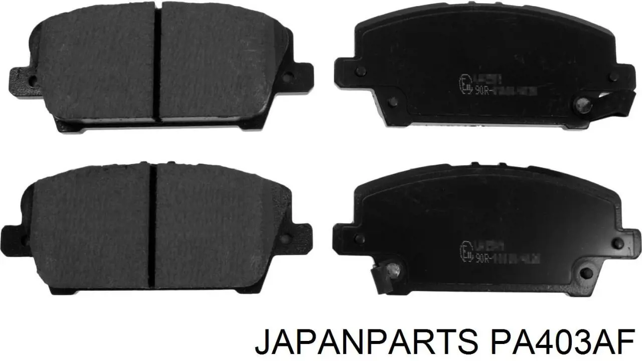 Do koszyka PA403AF Japan Parts Klocki hamulcowe przednie tarczowe
