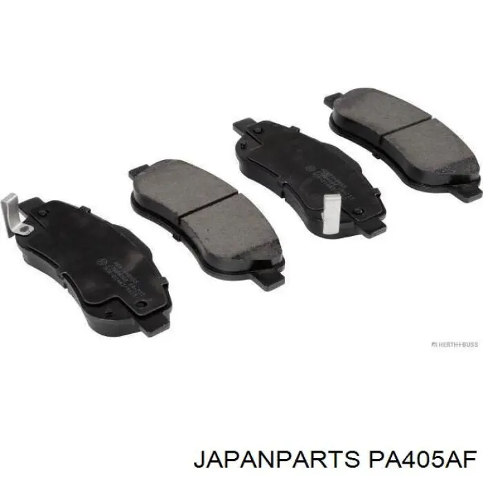 Klocki hamulcowe przednie tarczowe Japan Parts PA405AF cena, od 27,27 USD