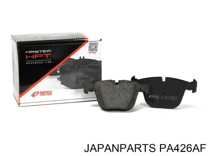 Do koszyka PA426AF Japan Parts Klocki hamulcowe przednie tarczowe