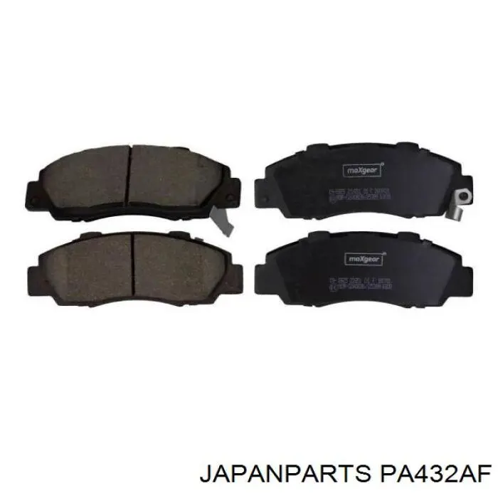 Klocki hamulcowe przednie tarczowe Japan Parts PA432AF cena, od 31,59 USD