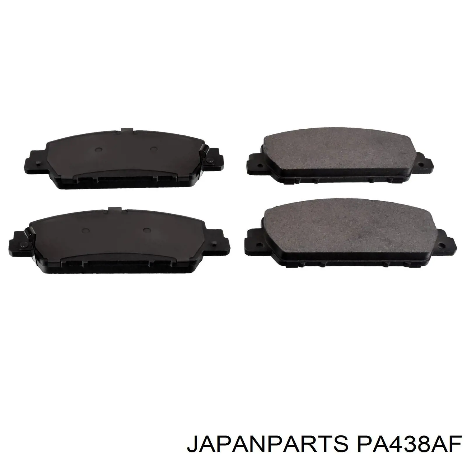 PA438AF Japan Parts Klocki hamulcowe przednie tarczowe