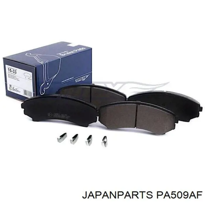 Do koszyka PA509AF Japan Parts Klocki hamulcowe przednie tarczowe