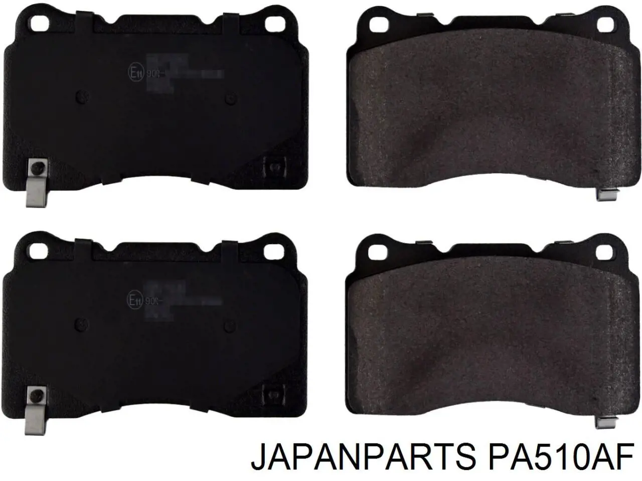 Klocki hamulcowe przednie tarczowe Japan Parts PA510AF cena, od 39,25 USD