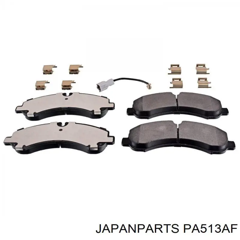 Klocki hamulcowe przednie tarczowe Japan Parts PA513AF cena, od 35,06 USD