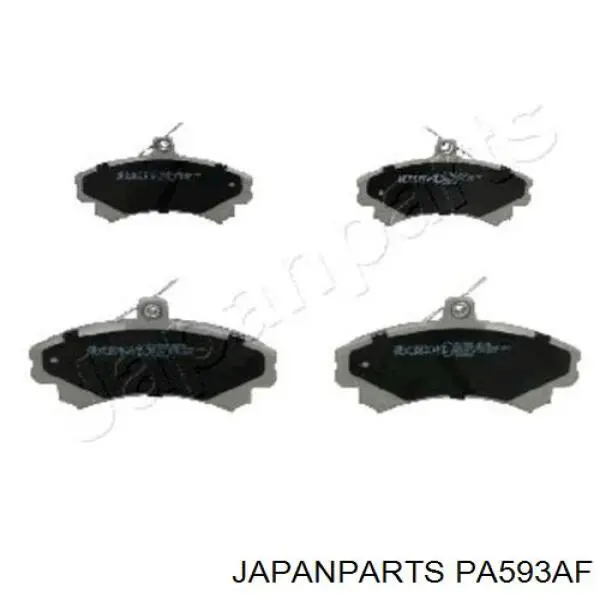 Klocki hamulcowe przednie tarczowe Japan Parts PA593AF cena, od 23,38 USD
