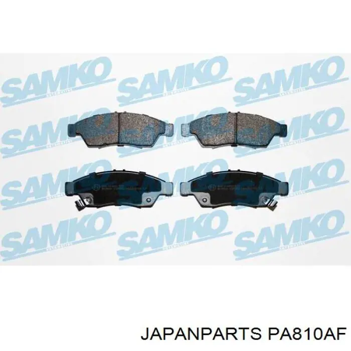 Do koszyka PA810AF Japan Parts Klocki hamulcowe przednie tarczowe