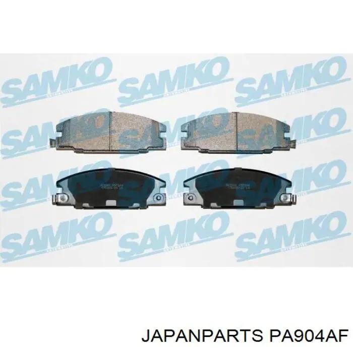 Klocki hamulcowe przednie tarczowe Japan Parts PA904AF cena, od 28,10 USD