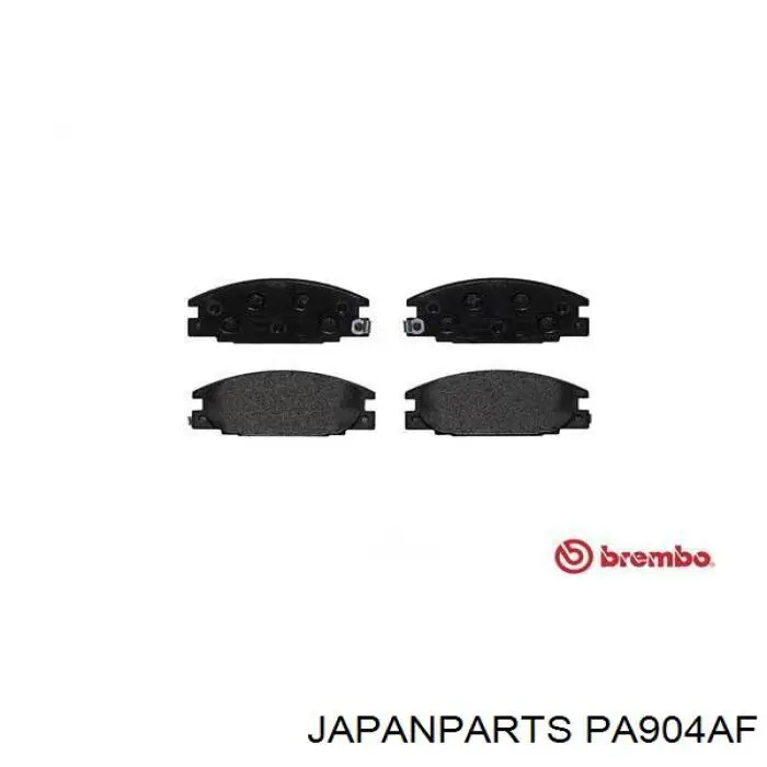 Do koszyka PA904AF Japan Parts Klocki hamulcowe przednie tarczowe