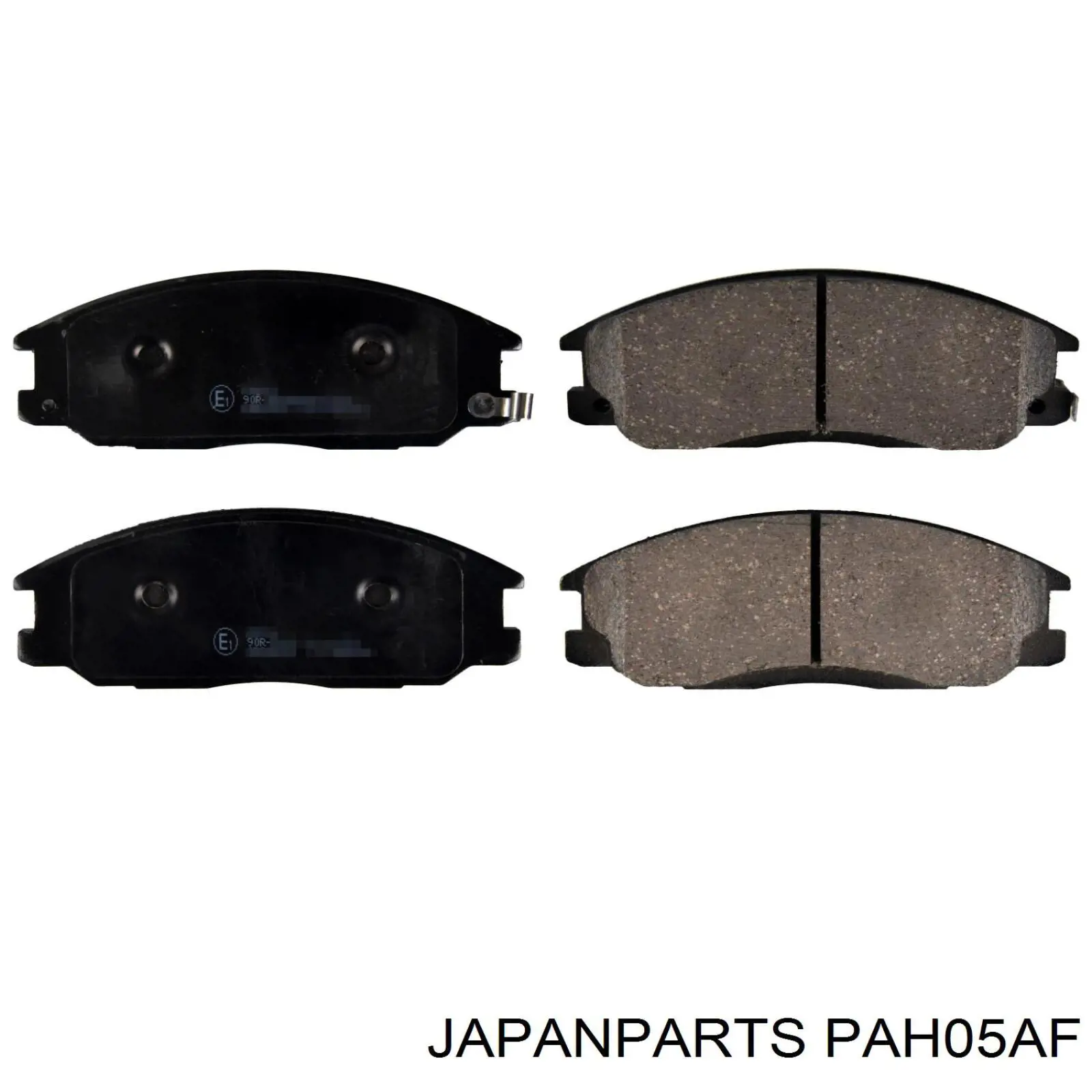 Klocki hamulcowe przednie tarczowe Japan Parts PAH05AF cena, od 25,42 USD