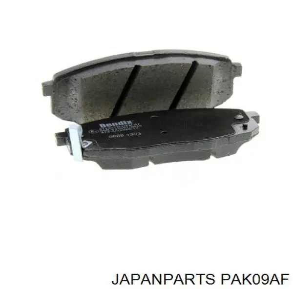 Do koszyka PAK09AF Japan Parts Klocki hamulcowe przednie tarczowe