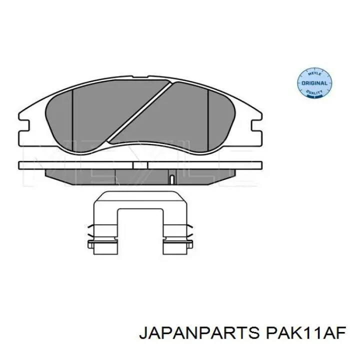 Do koszyka PAK11AF Japan Parts Klocki hamulcowe przednie tarczowe