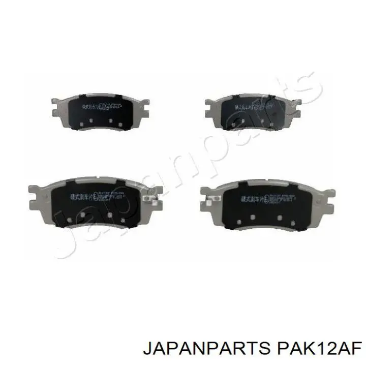Klocki hamulcowe przednie tarczowe Japan Parts PAK12AF cena, od 16,30 USD