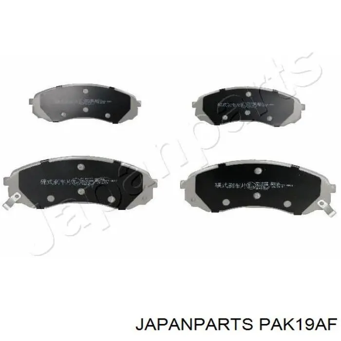 Klocki hamulcowe przednie tarczowe Japan Parts PAK19AF cena, od 33,00 USD