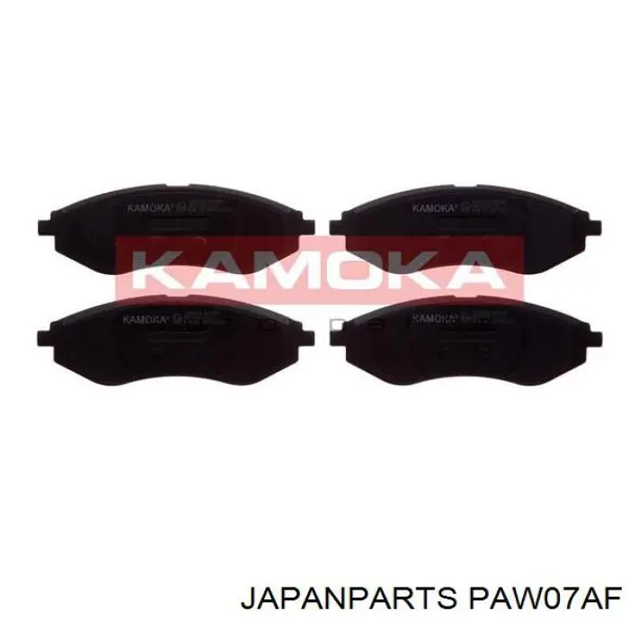 Klocki hamulcowe przednie tarczowe Japan Parts PAW07AF cena, od 14,89 USD