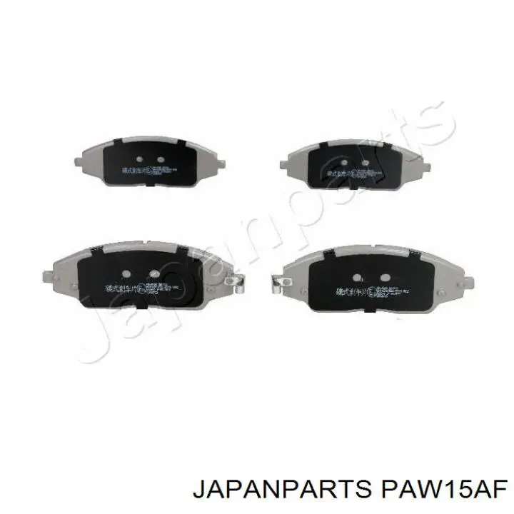 Klocki hamulcowe przednie tarczowe Japan Parts PAW15AF cena, od 28,01 USD