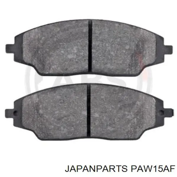 Do koszyka PAW15AF Japan Parts Klocki hamulcowe przednie tarczowe