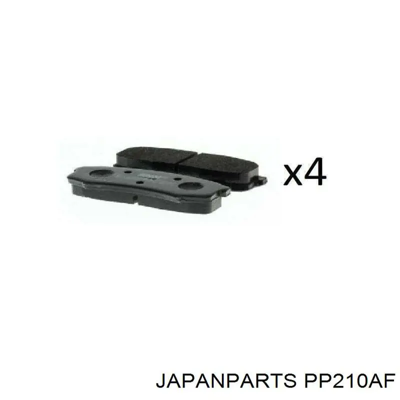 Okładziny (klocki) do hamulców tarczowych tylne Japan Parts PP210AF cena, od 20,82 USD