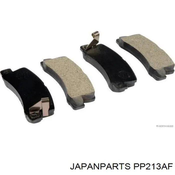 Do koszyka PP213AF Japan Parts Okładziny (klocki) do hamulców tarczowych tylne