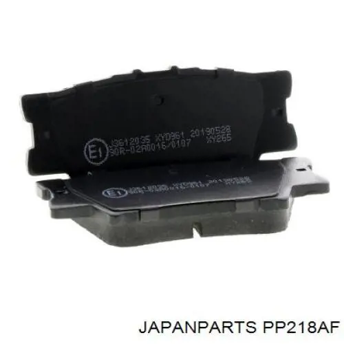 Okładziny (klocki) do hamulców tarczowych tylne Japan Parts PP218AF cena, od 17,21 USD