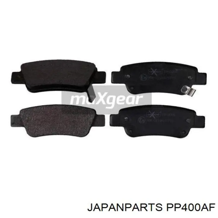 Do koszyka PP400AF Japan Parts Okładziny (klocki) do hamulców tarczowych tylne