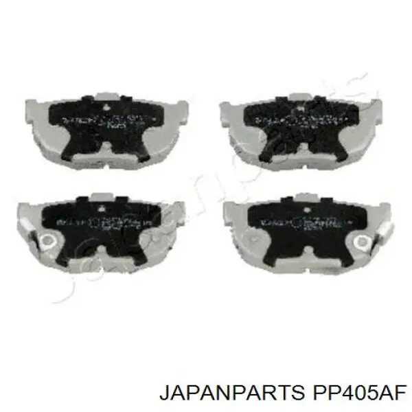 Do koszyka PP405AF Japan Parts Okładziny (klocki) do hamulców tarczowych tylne
