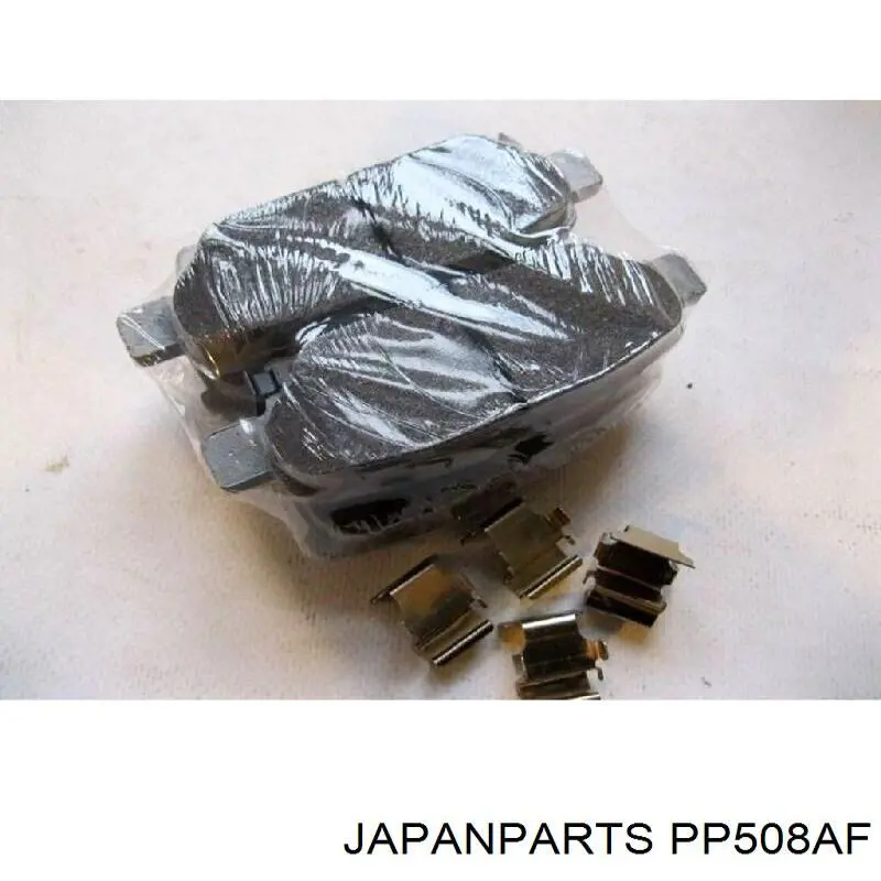 Do koszyka PP508AF Japan Parts Okładziny (klocki) do hamulców tarczowych tylne