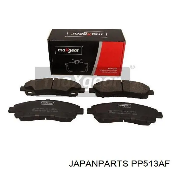 PP513AF Japan Parts Klocki hamulcowe przednie tarczowe
