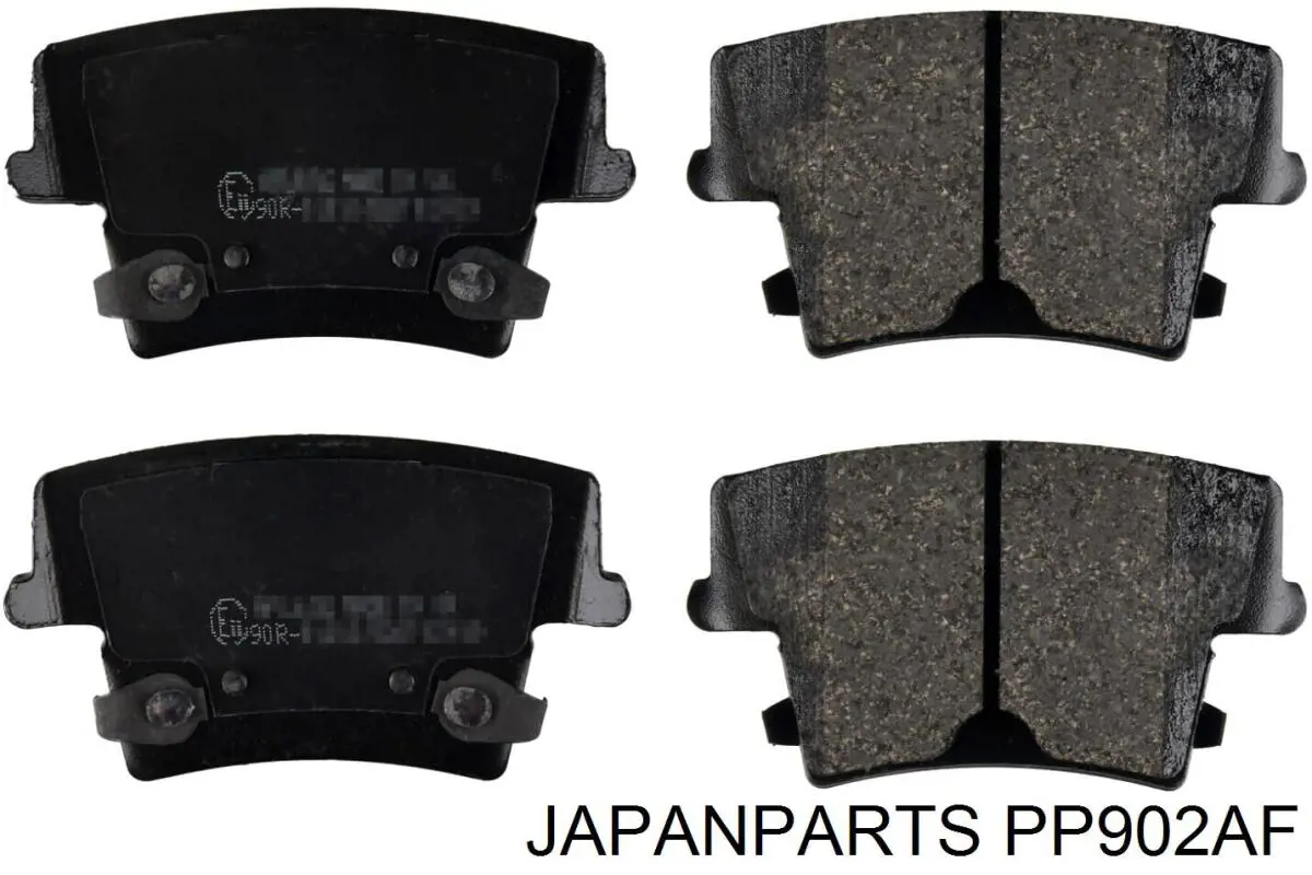 Okładziny (klocki) do hamulców tarczowych tylne Japan Parts PP902AF cena, od 26,37 USD
