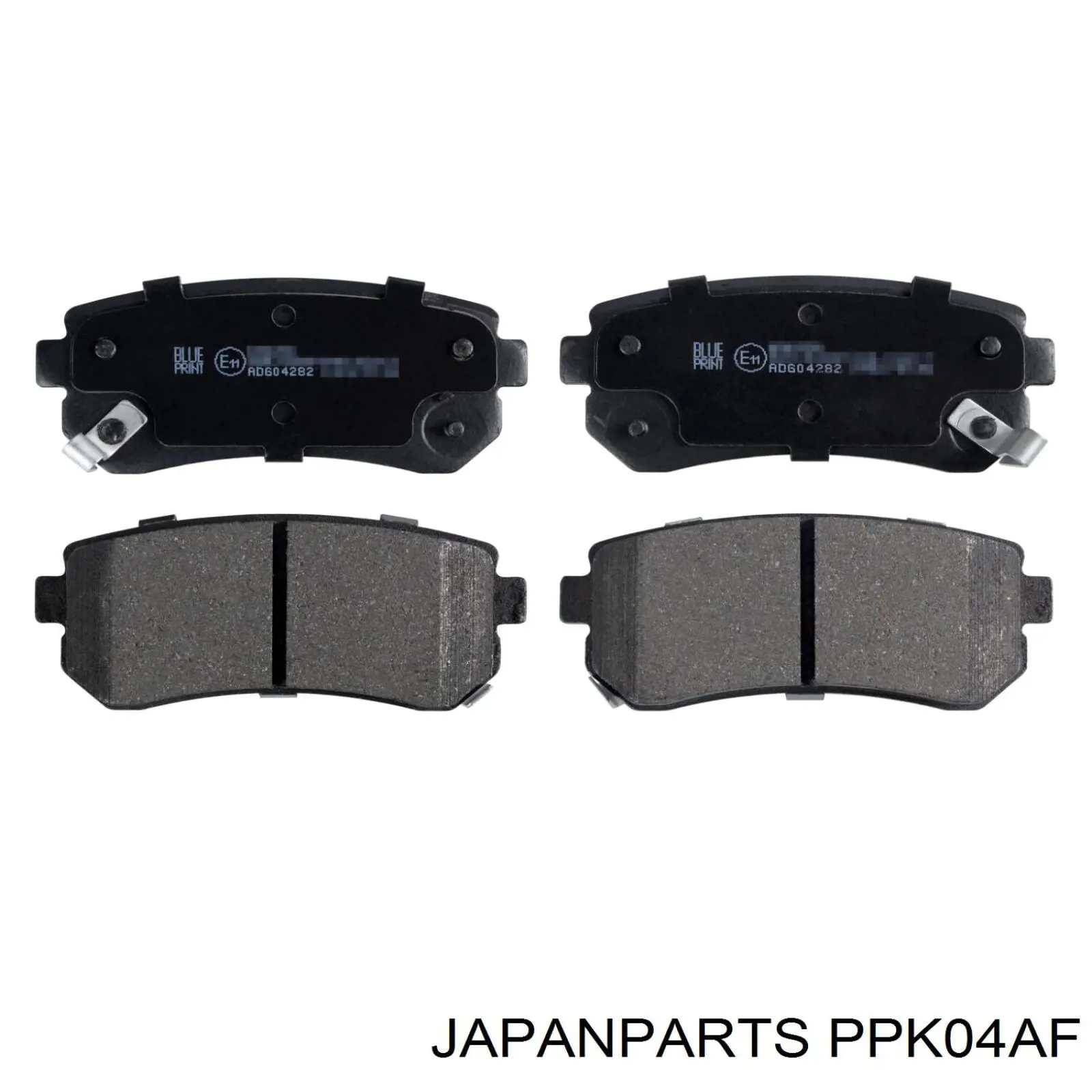 Okładziny (klocki) do hamulców tarczowych tylne Japan Parts PPK04AF cena, od 19,29 USD