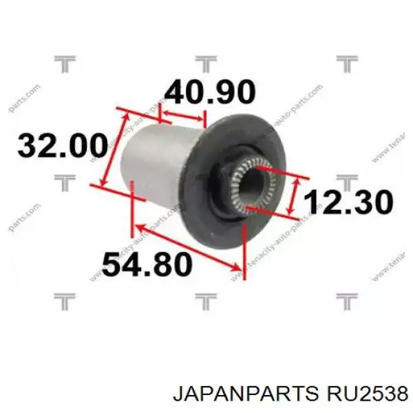 Silentblock wahacza tylnego dolnego Japan Parts RU2538 cena, od 9,06 USD
