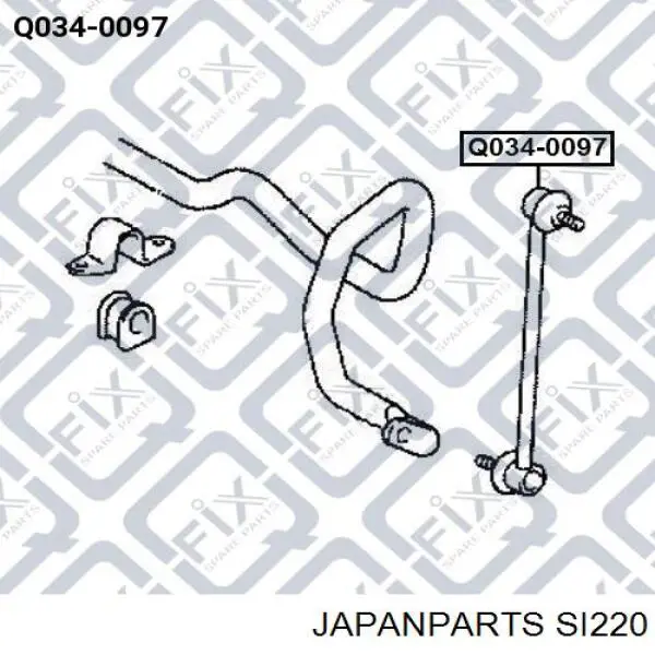 Do koszyka SI220 Japan Parts Łącznik stabilizatora przedniego