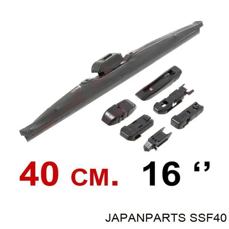 Pióro wycieraczki szyby przedniej pasażera Japan Parts SSF40 cena, od 10,94 USD