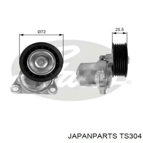 Napinacz paska napędowego Japan Parts TS304 cena, od 51,64 USD