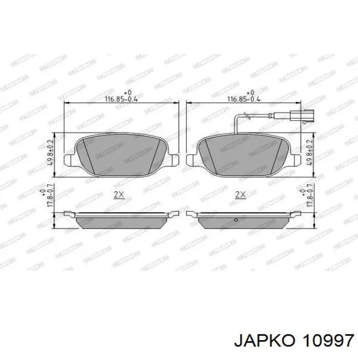 Do koszyka 10997 Japko Filtr oleju