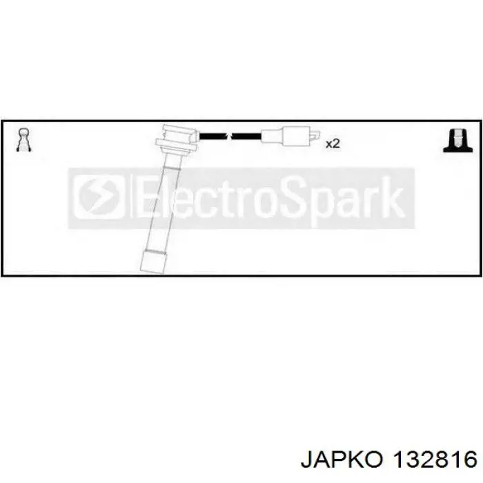 Do koszyka 132816 Japko Zestaw przewodów wysokiego napięcia