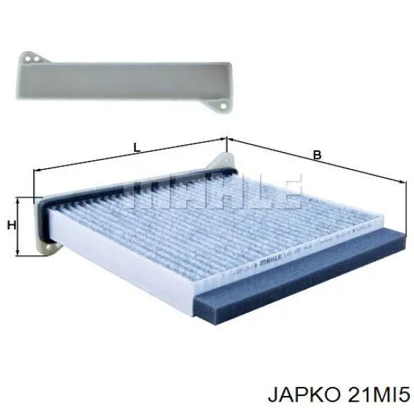 Do koszyka 21MI5 Japko Filtr kabiny