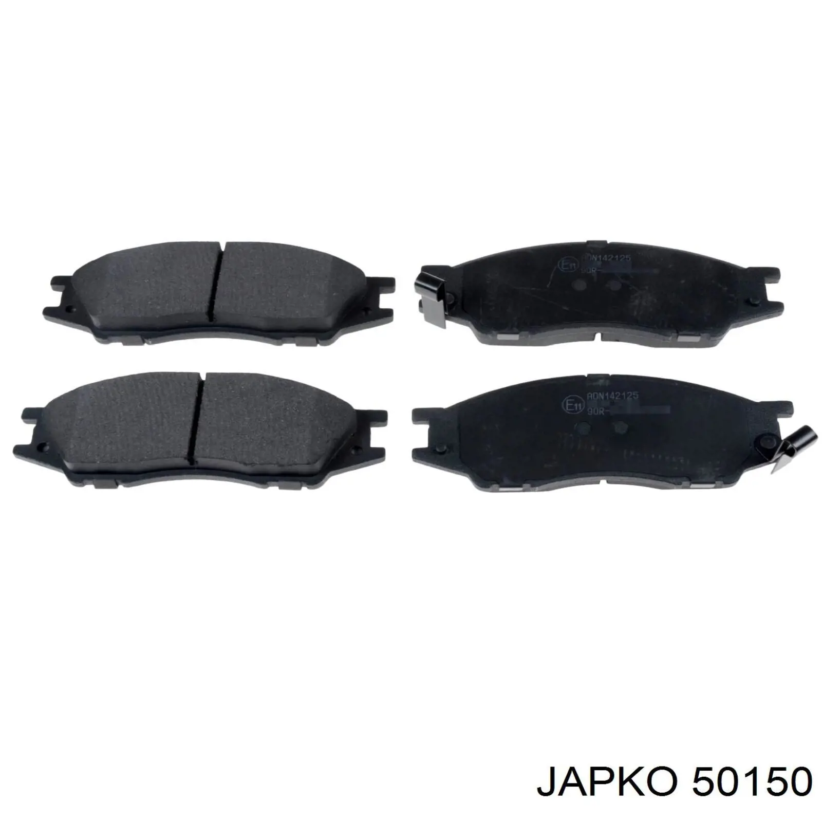 Klocki hamulcowe przednie tarczowe Japko 50150 cena, od 19,99 USD
