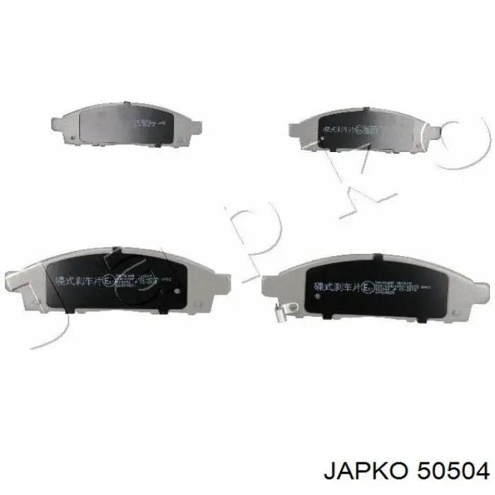 Klocki hamulcowe przednie tarczowe Japko 50504 cena, od 27,45 USD