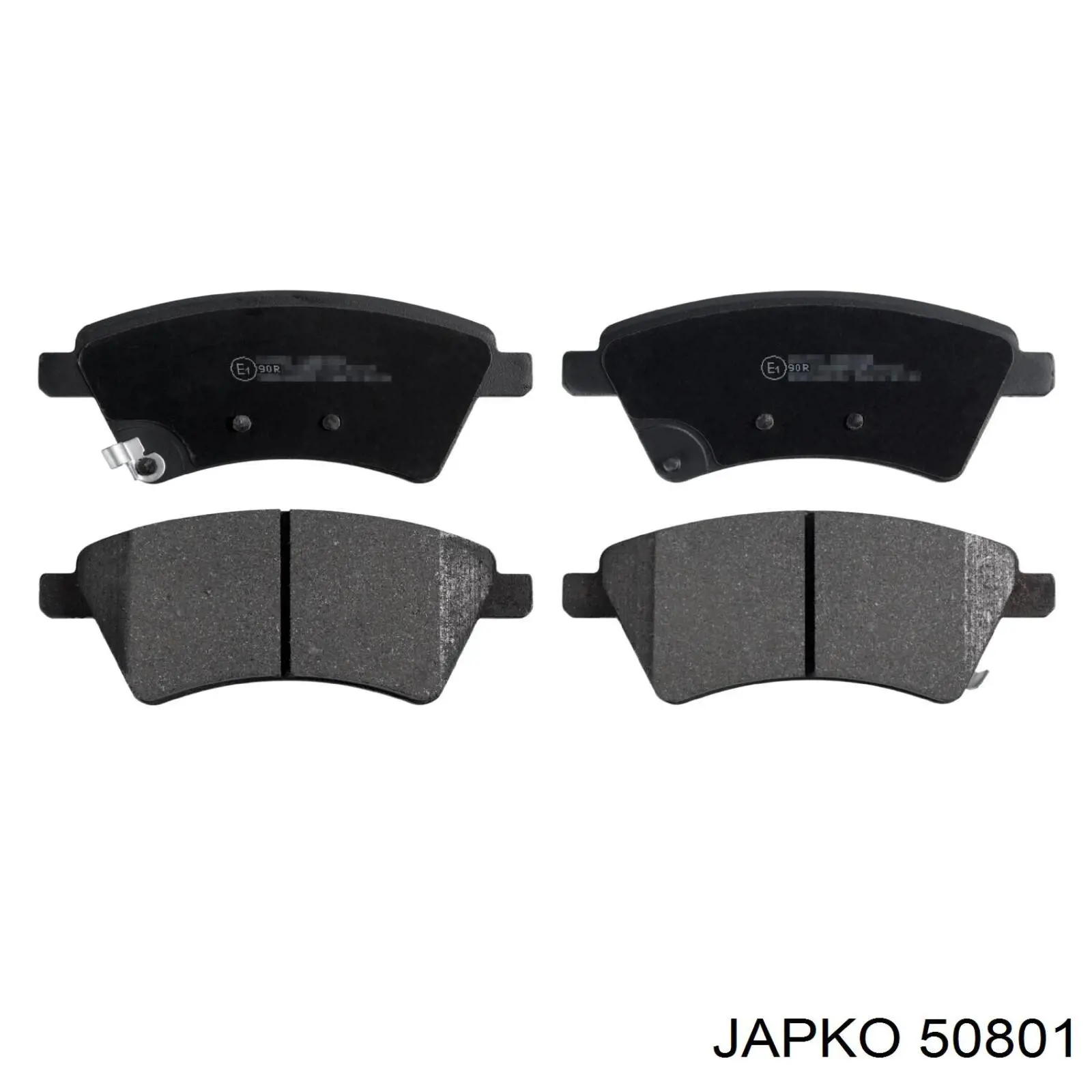 Klocki hamulcowe przednie tarczowe Japko 50801 cena, od 21,87 USD