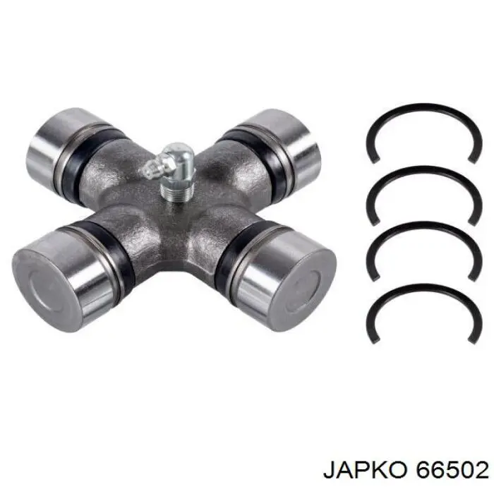 Krzyżak wału Cardana tylnego Japko 66502 cena, od 19,35 USD