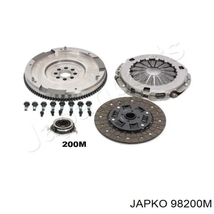 Zestaw sprzęgła (3 części) Japko 98200M cena, od 420,68 USD