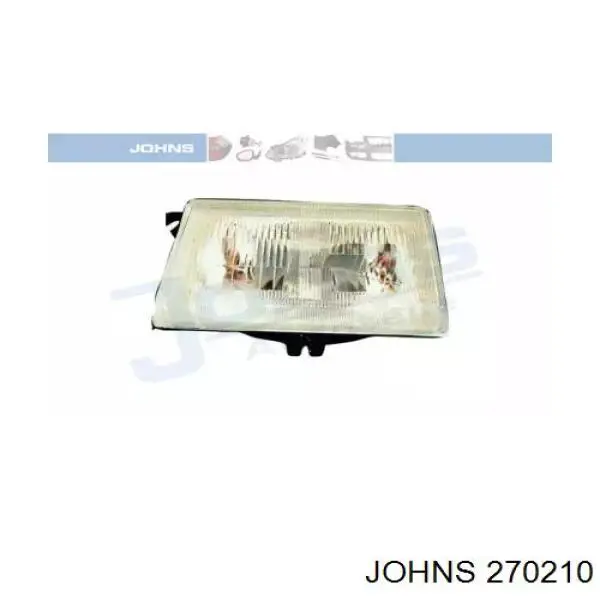 Reflektor prawy do Nissan Micra  K10